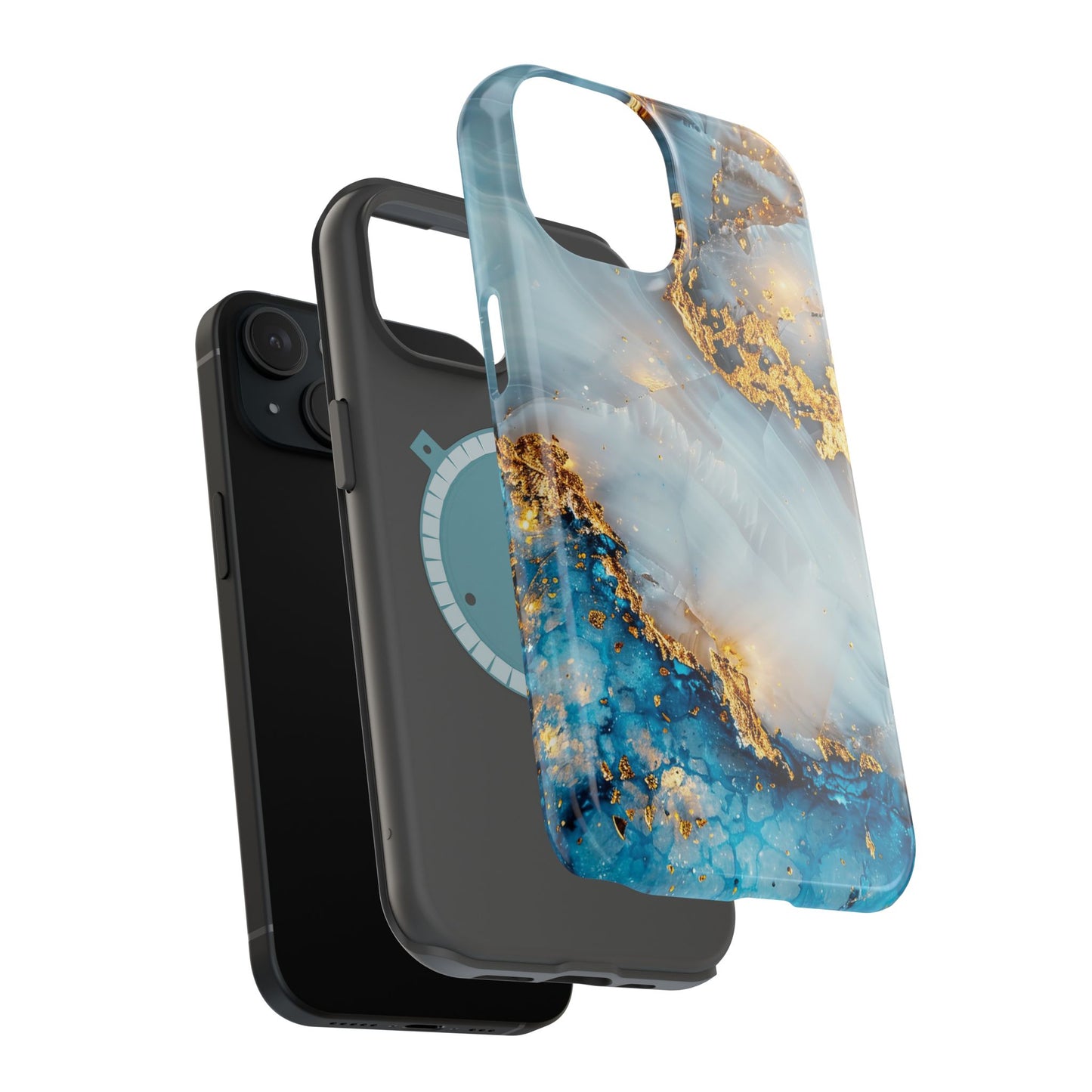 Marble Luxe Magnetic iPhone Cases, Elegant Design
