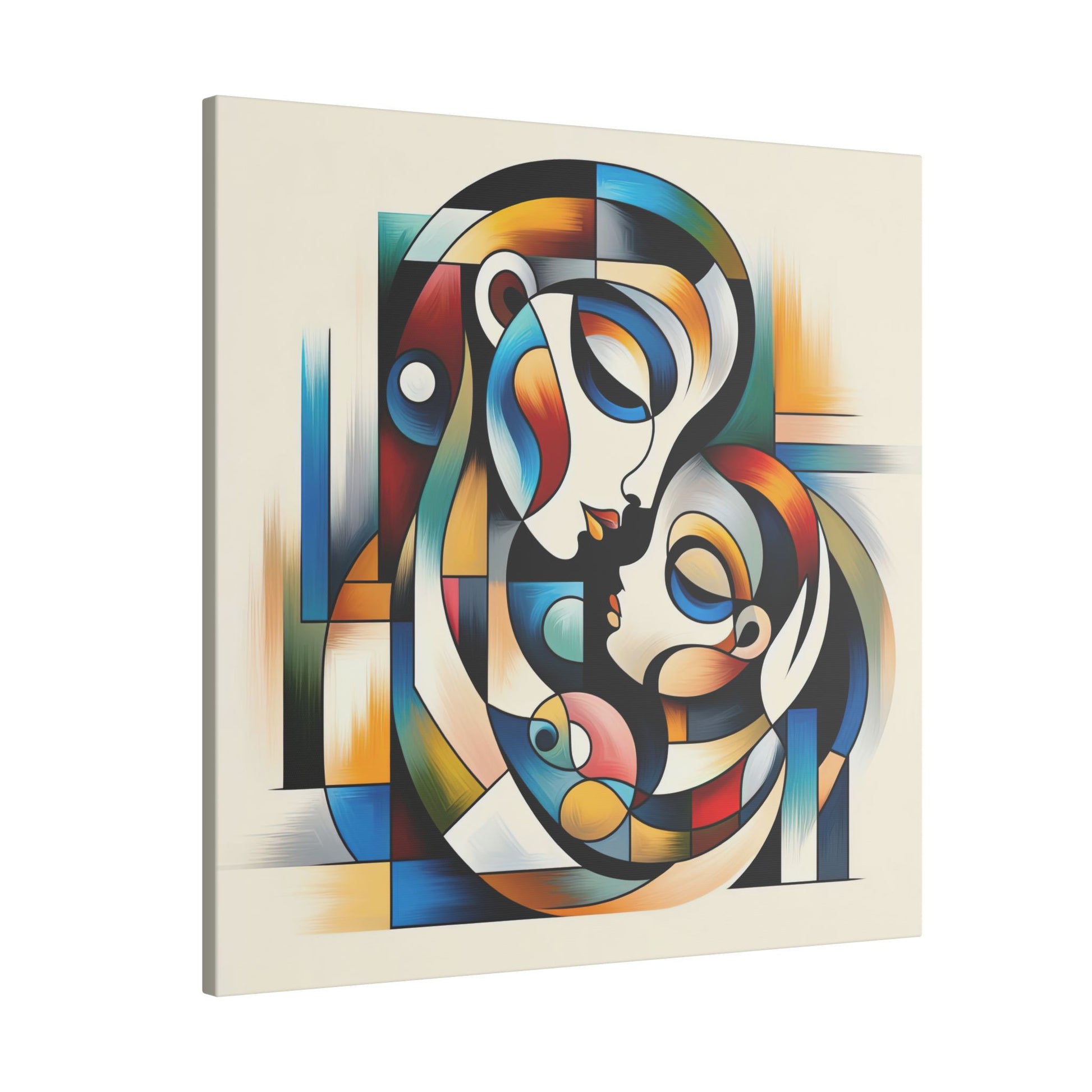 Motherhood in Shapes - Canvas Print