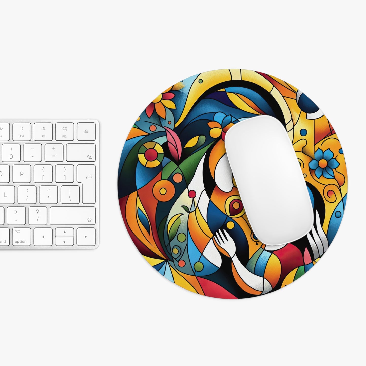 Digital Art Mouse Pad - Mother with Child