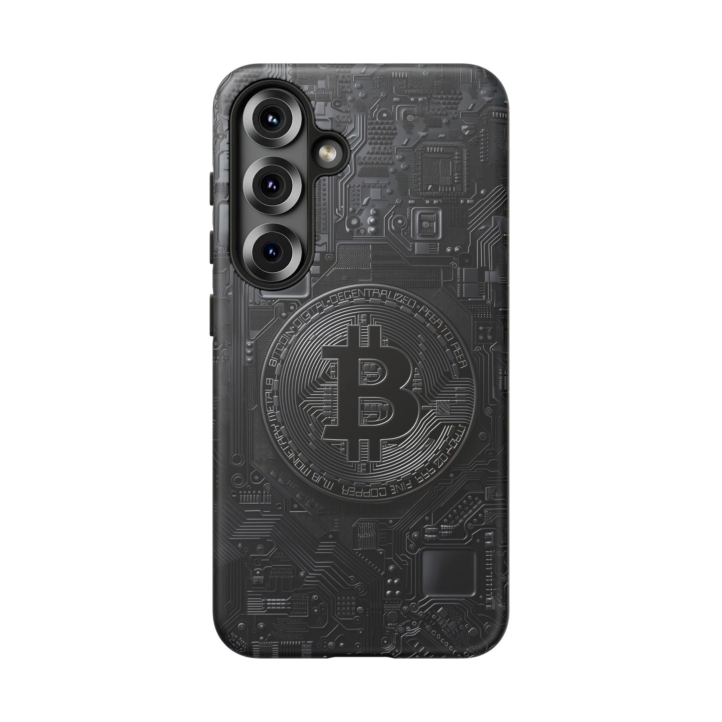 Bitcoin Samsung Tough Phone Case, Cryptocurrency Protection Cover