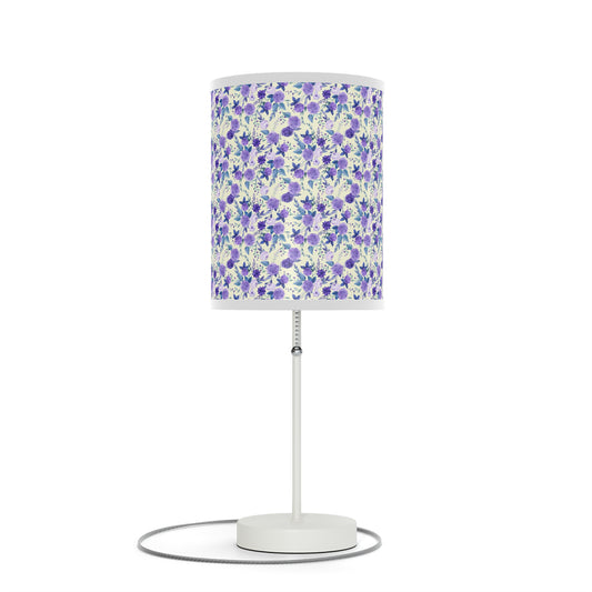 Violet Lamp on a Stand, US|CA plug / White