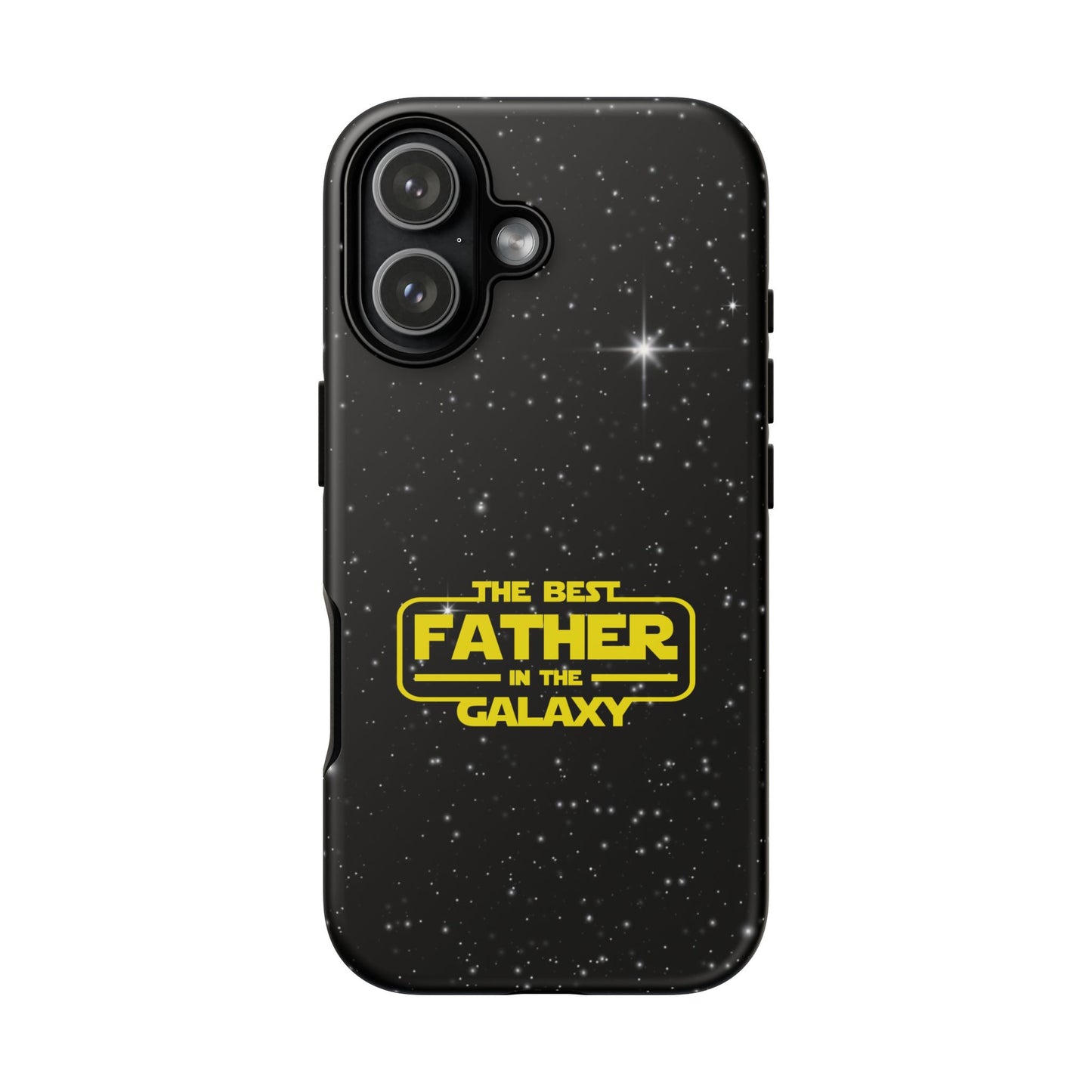 Galaxy-Themed iPhone Tough Case - Perfect Gift for the Best Father