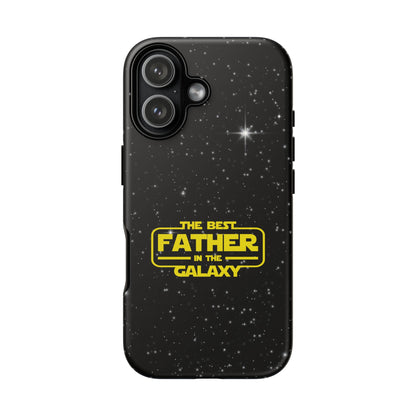 Galaxy-Themed iPhone Tough Case - Perfect Gift for the Best Father