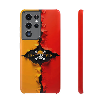 One Piece Samsung Tough Phone Case, Pirate Adventure Design