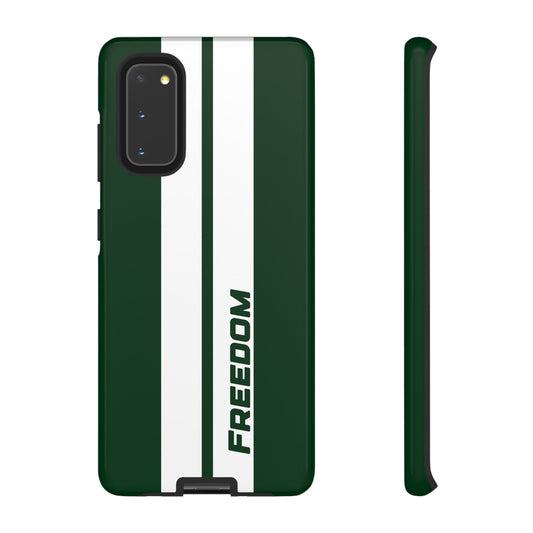 Freedom Tough Case, Olive Green Motorsport-Inspired Cove