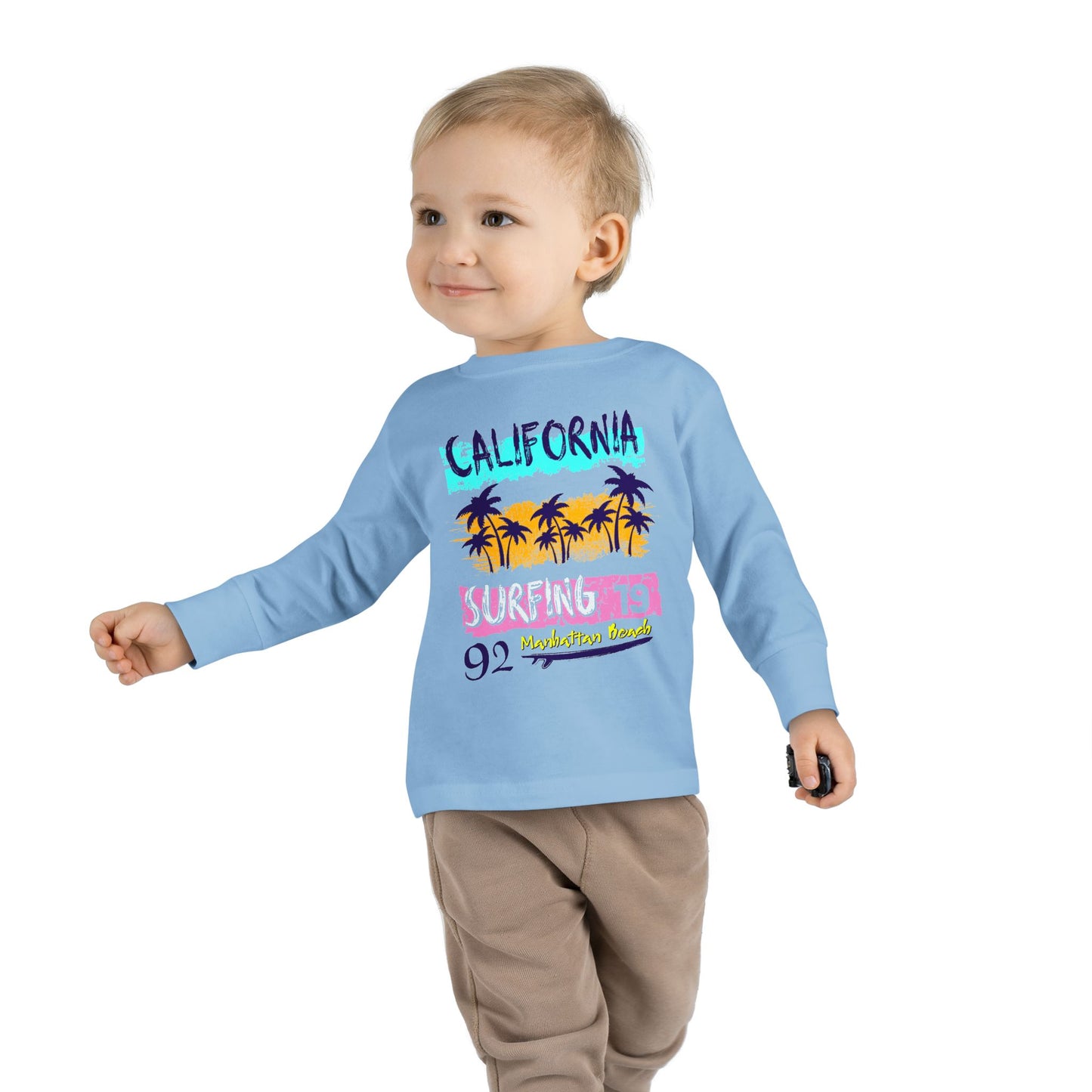 California Surfing Toddler Long Sleeve Tee