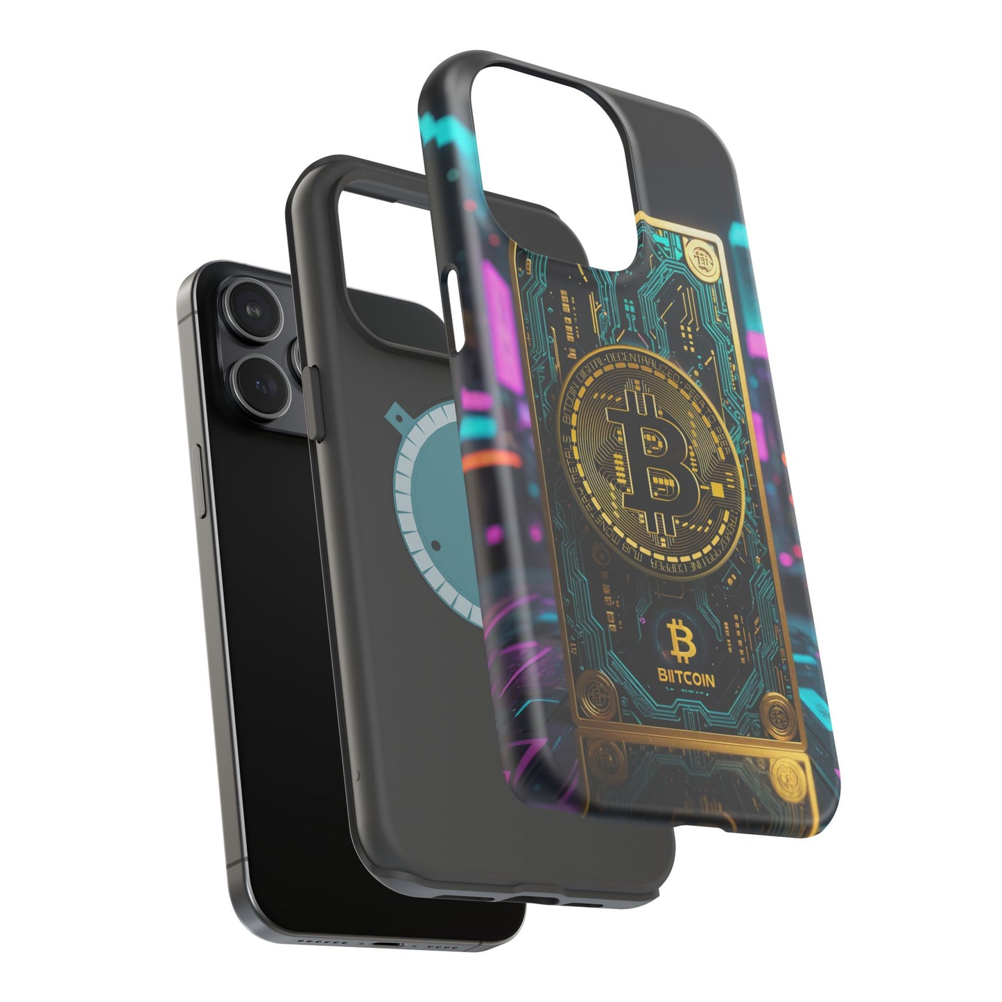 Bitcoin Magnetic Phone Case, Unique Phone Cover