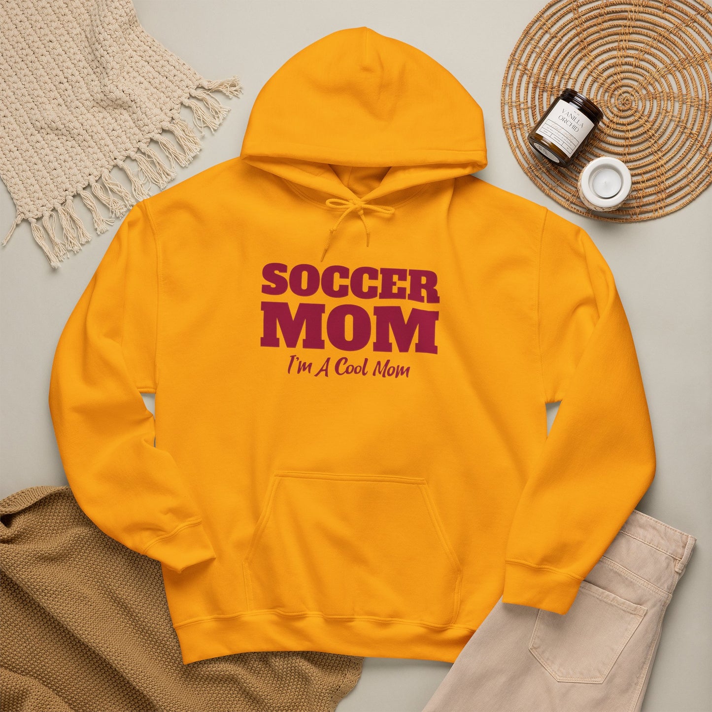 Soccer Mom I'm A Cool Mom Hooded Sweatshirt