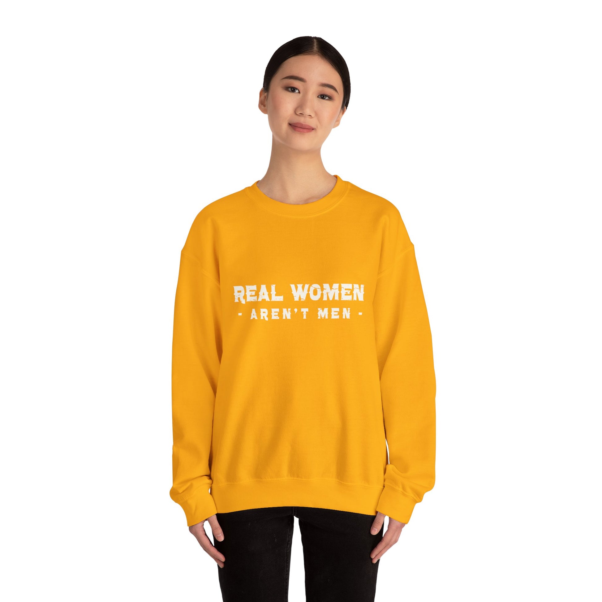Real Women Unisex Heavy Blend™ Crewneck Sweatshirt 50% cotton and 50% polyester