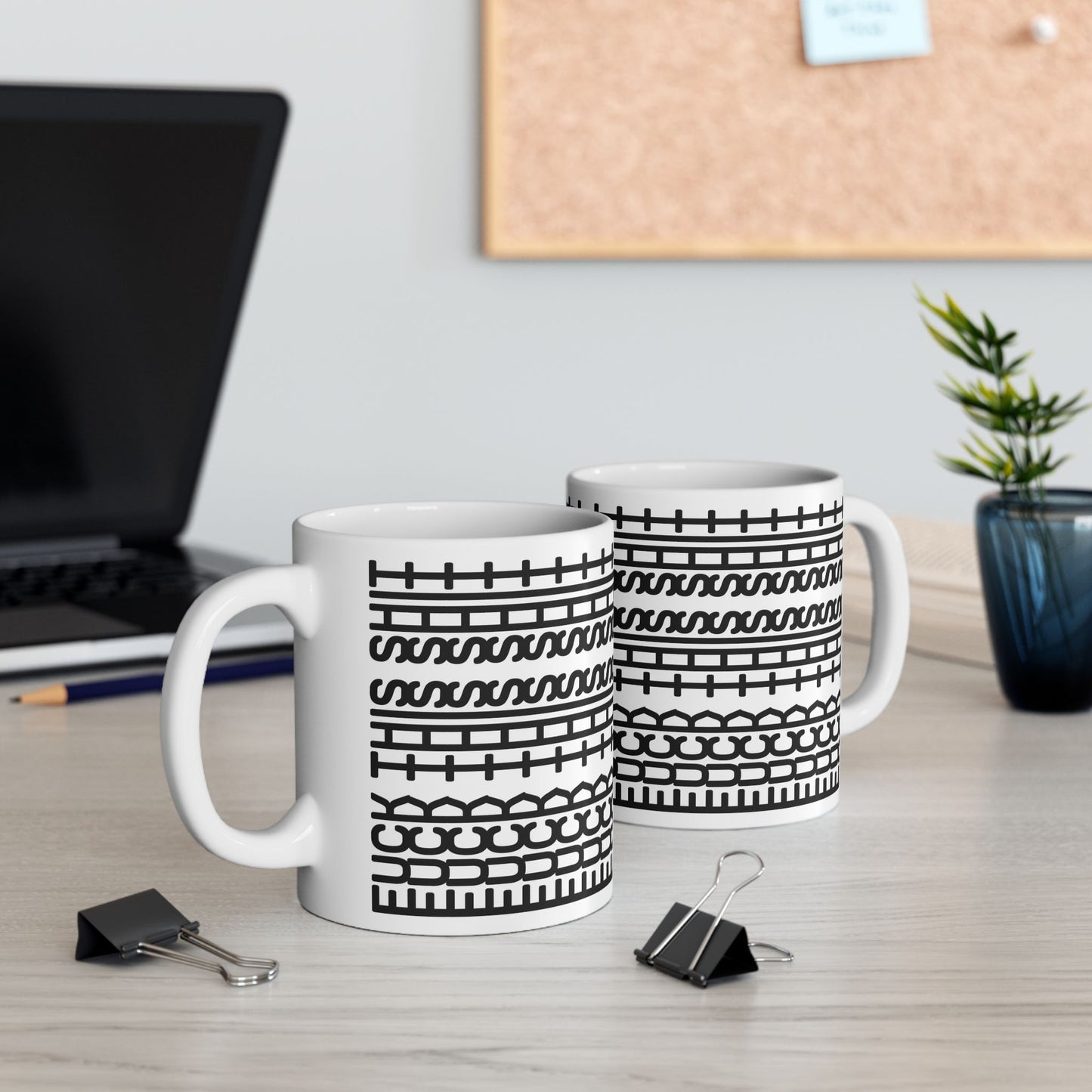 Funny Turn Right Cup with Hidden Message - Ceramic Coffee Mug 11oz & 15oz - Unique Gift Idea