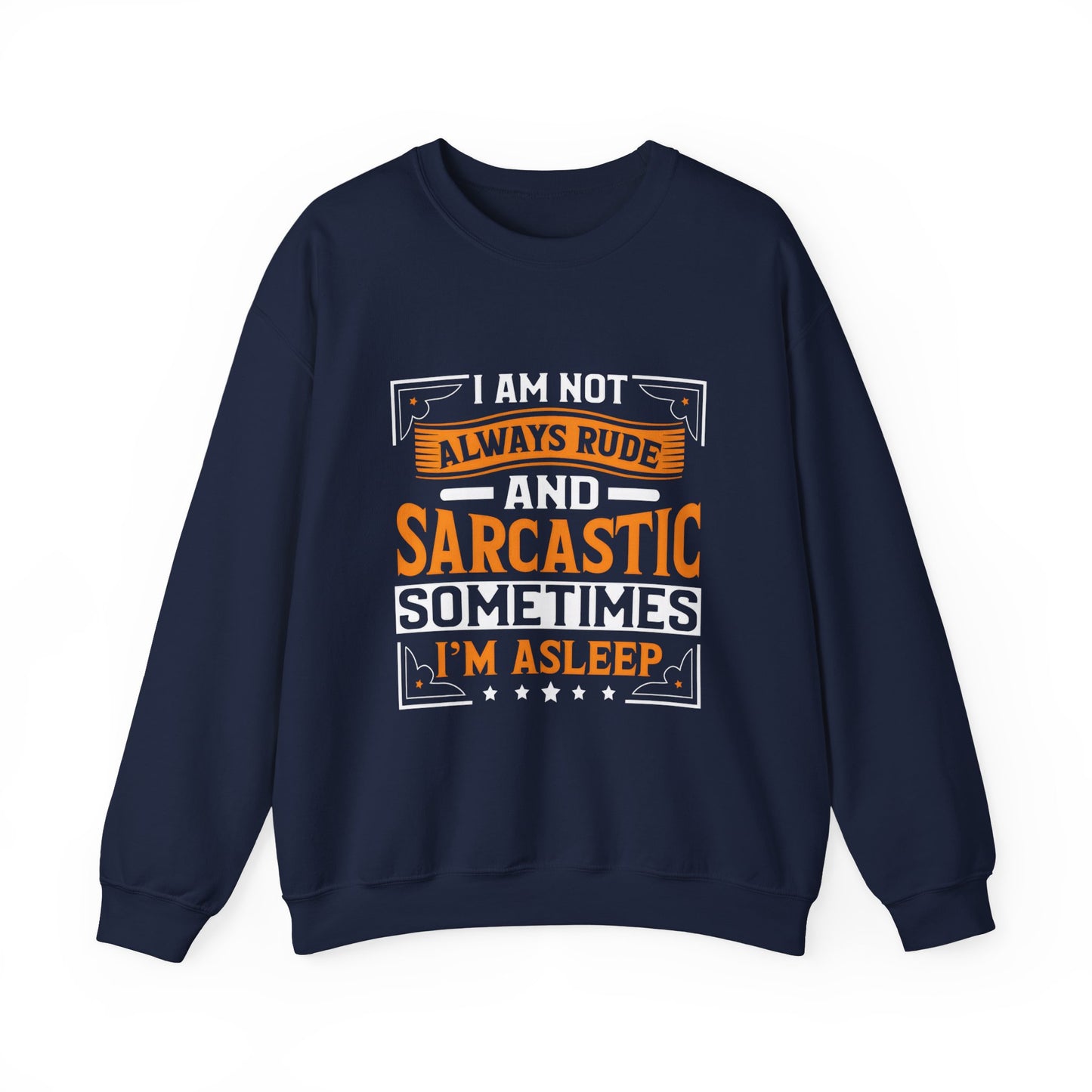 Funny Sarcastic Crewneck Sweatshirt - I'm Asleep