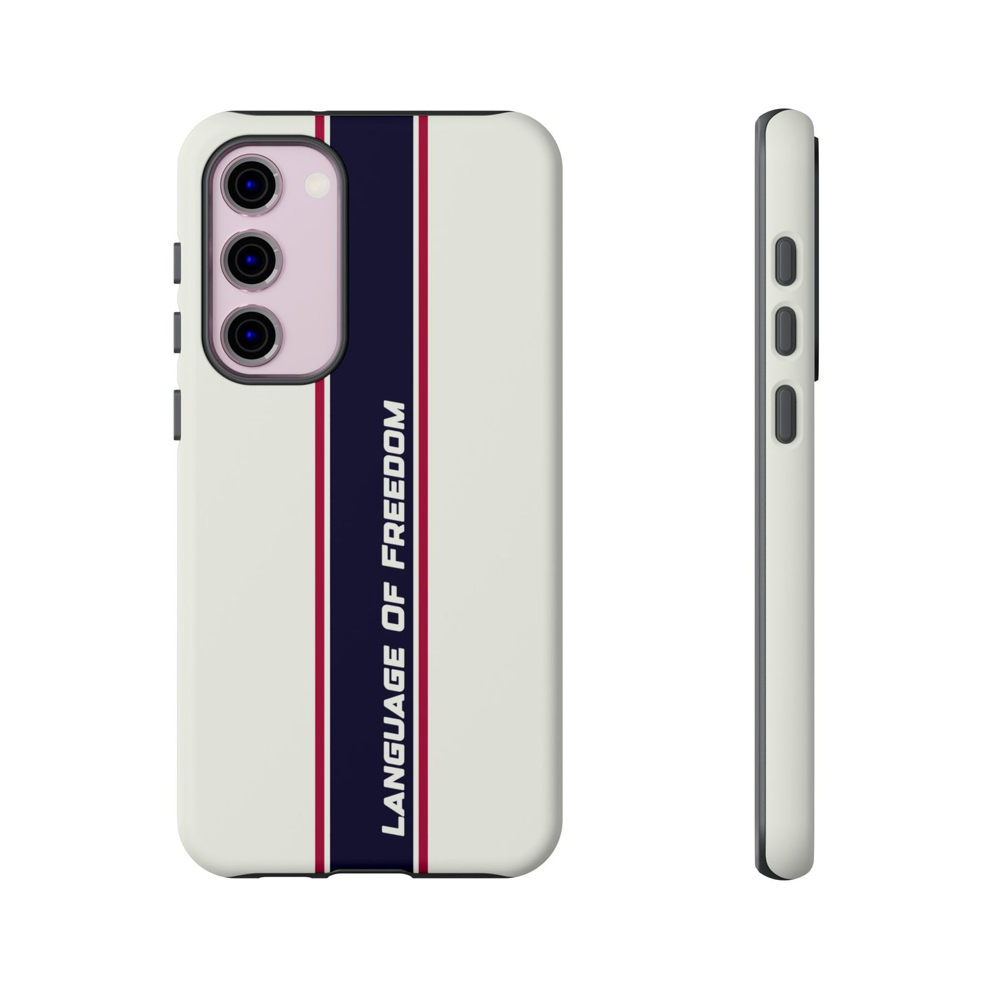 Language of Freedom Tough Case – Minimalist Design