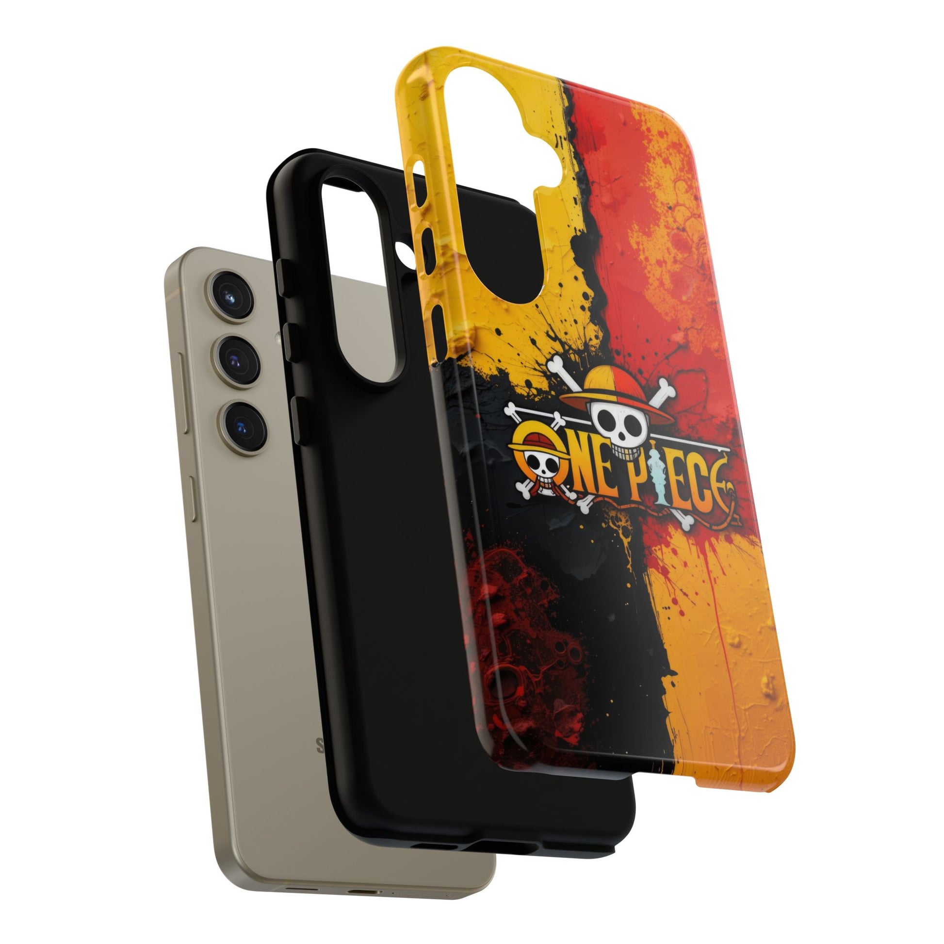 One Piece Samsung Tough Phone Case, Anime Vibrant Design