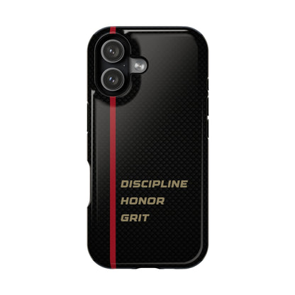 Discipline, Honor, Grit Impact-Resistant Phone Case