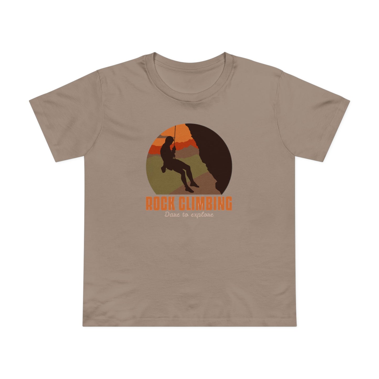 Rock Climbing Dare To Explore Women’s Maple Tee