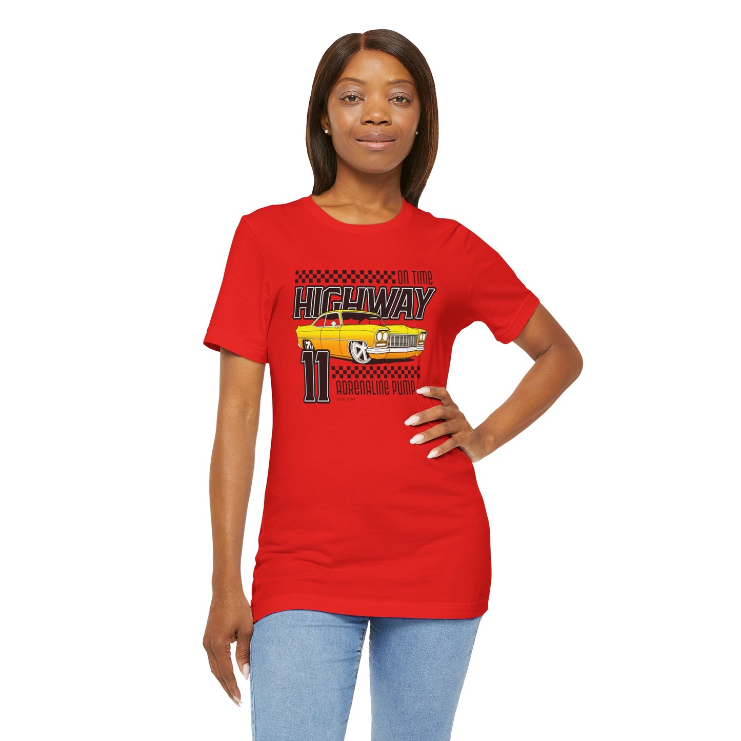 On Time Highway Adrenaline Pump Unisex Jersey Short Sleeve Tee