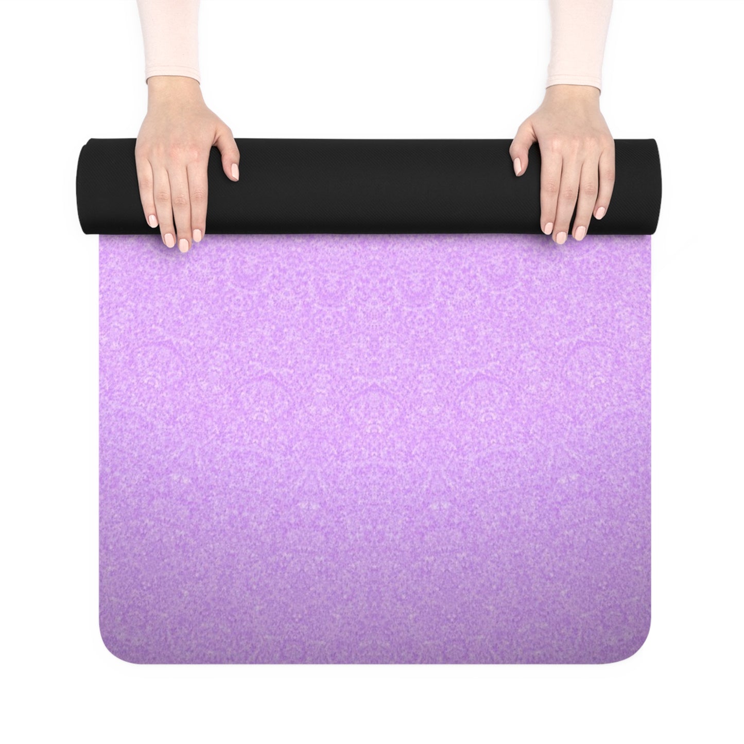 Purple Mist Rubber Yoga Mat