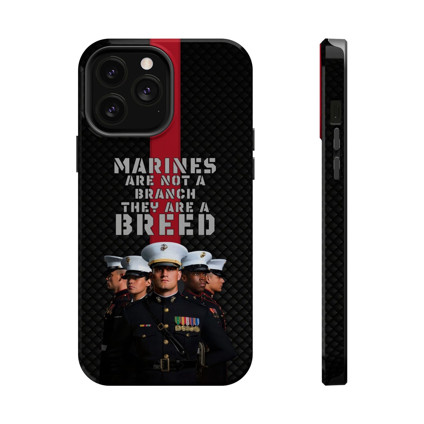 Marines Magnetic Tough Case - "Not a Branch, a Breed" Military iPhone Cover