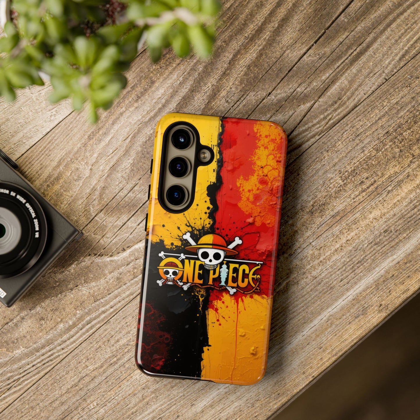 One Piece Samsung Tough Phone Case, Anime Vibrant Design
