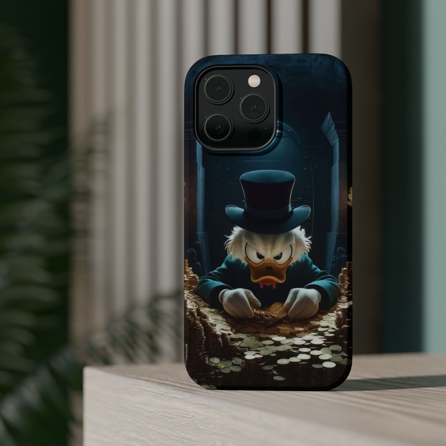 Magnetic Phone Case - Scrooge McDuck Design