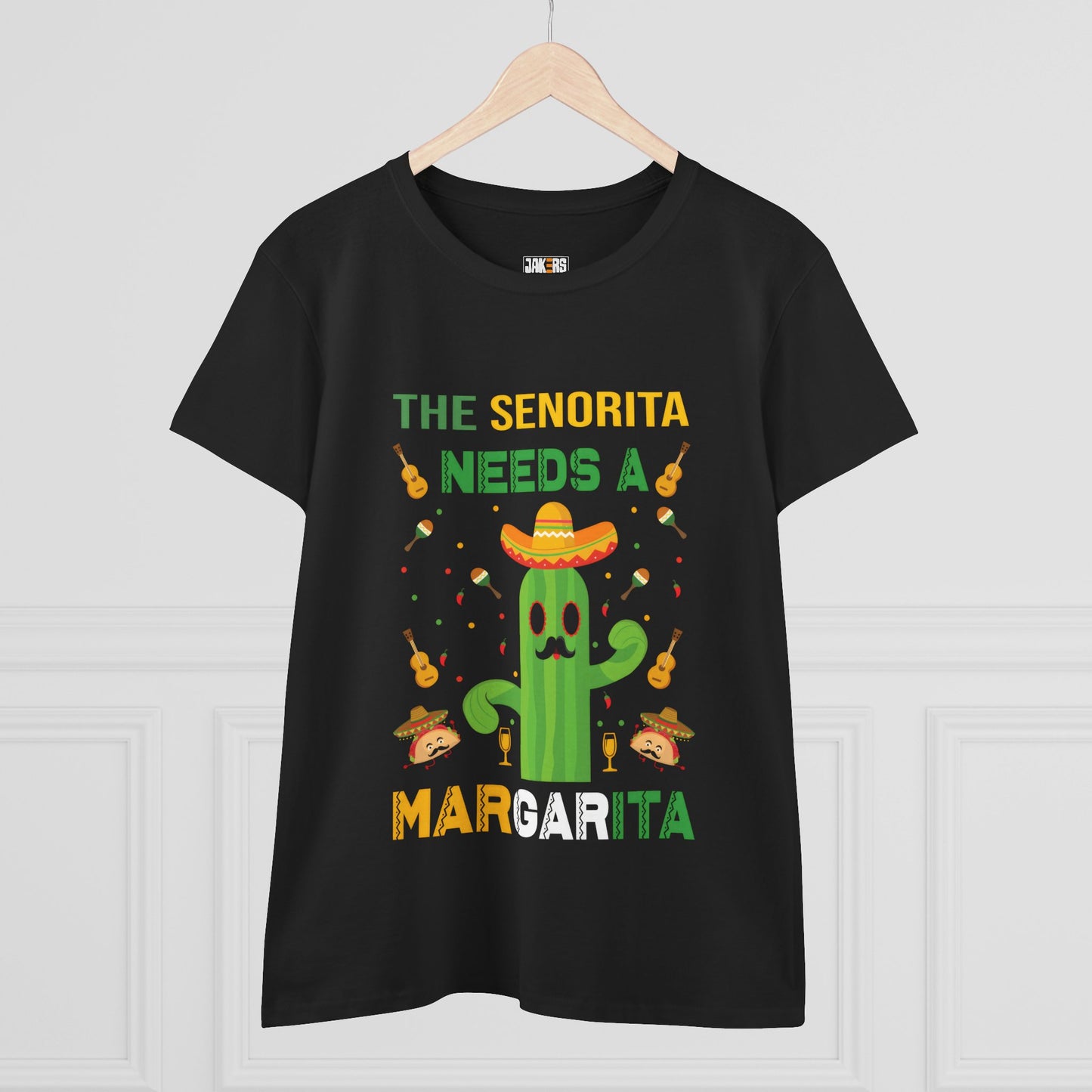 Cactus Margarita Tee - Fun Women's Cotton T-Shirt for Fiesta Celebrations