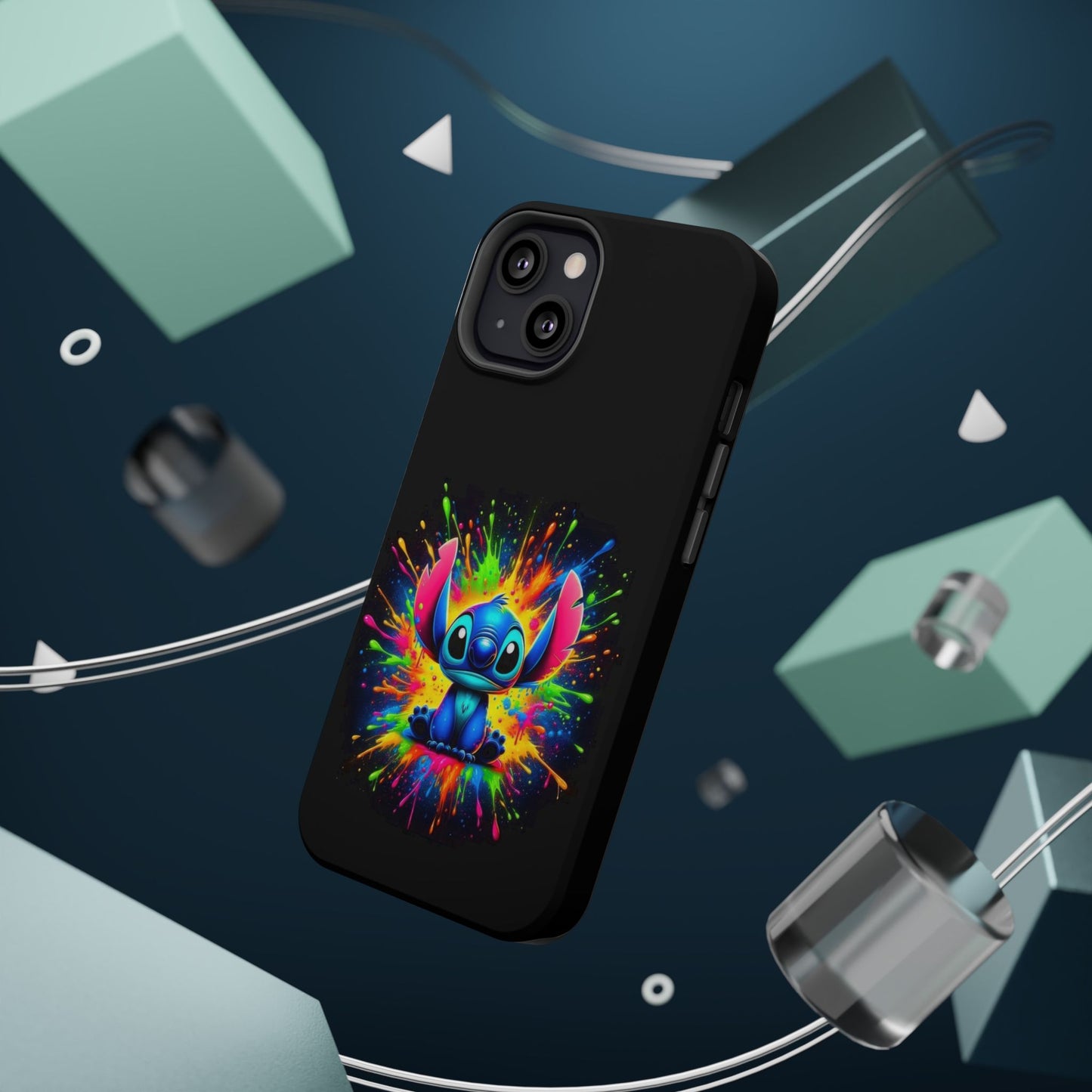 Colorful Cartoon Phone Case, Magnetic Tough Cover