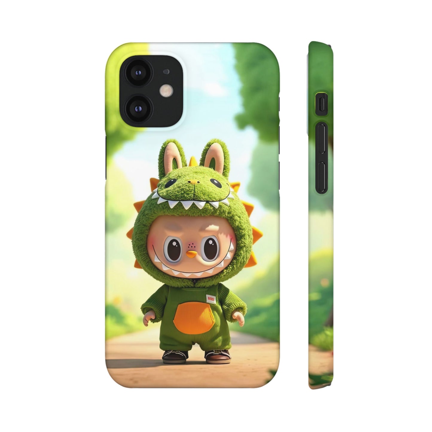 The Monsters Snap Case for iPhone Models – Playful Dinosaur Design