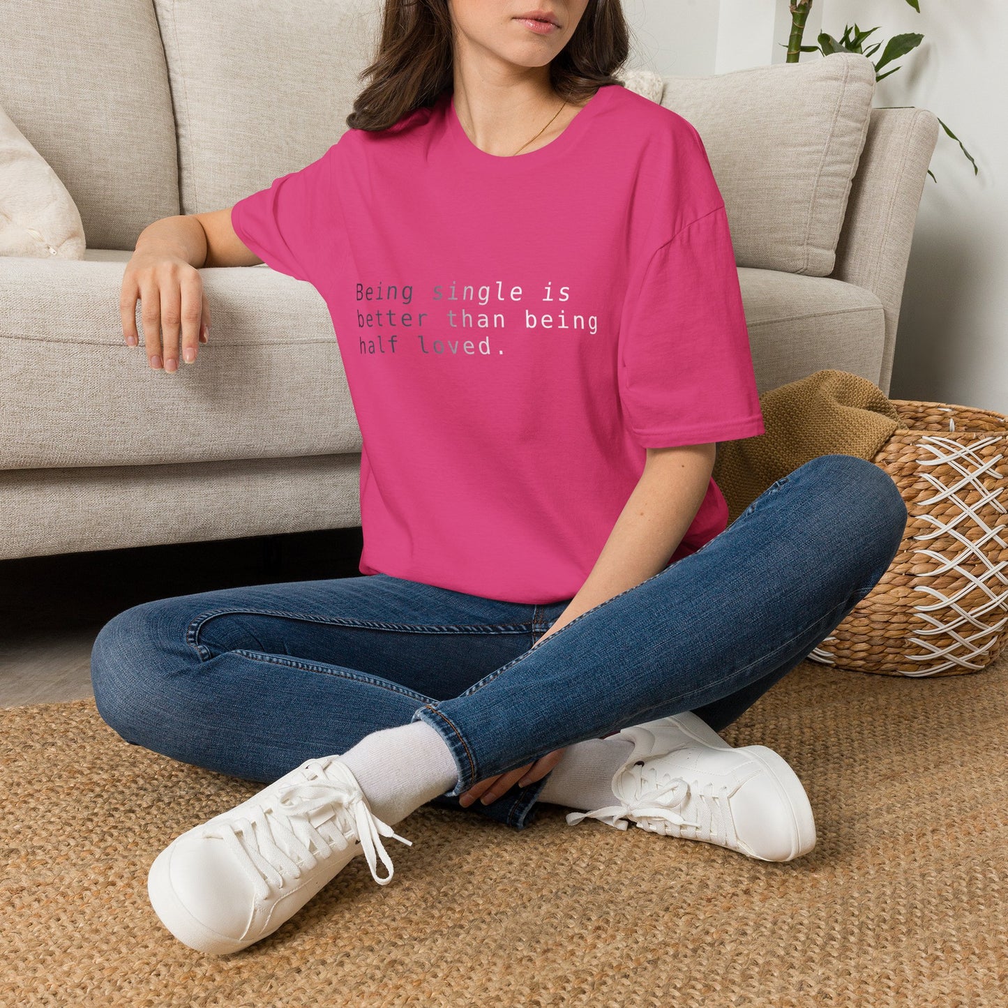 Being Single Unisex Softstyle T-Shirt