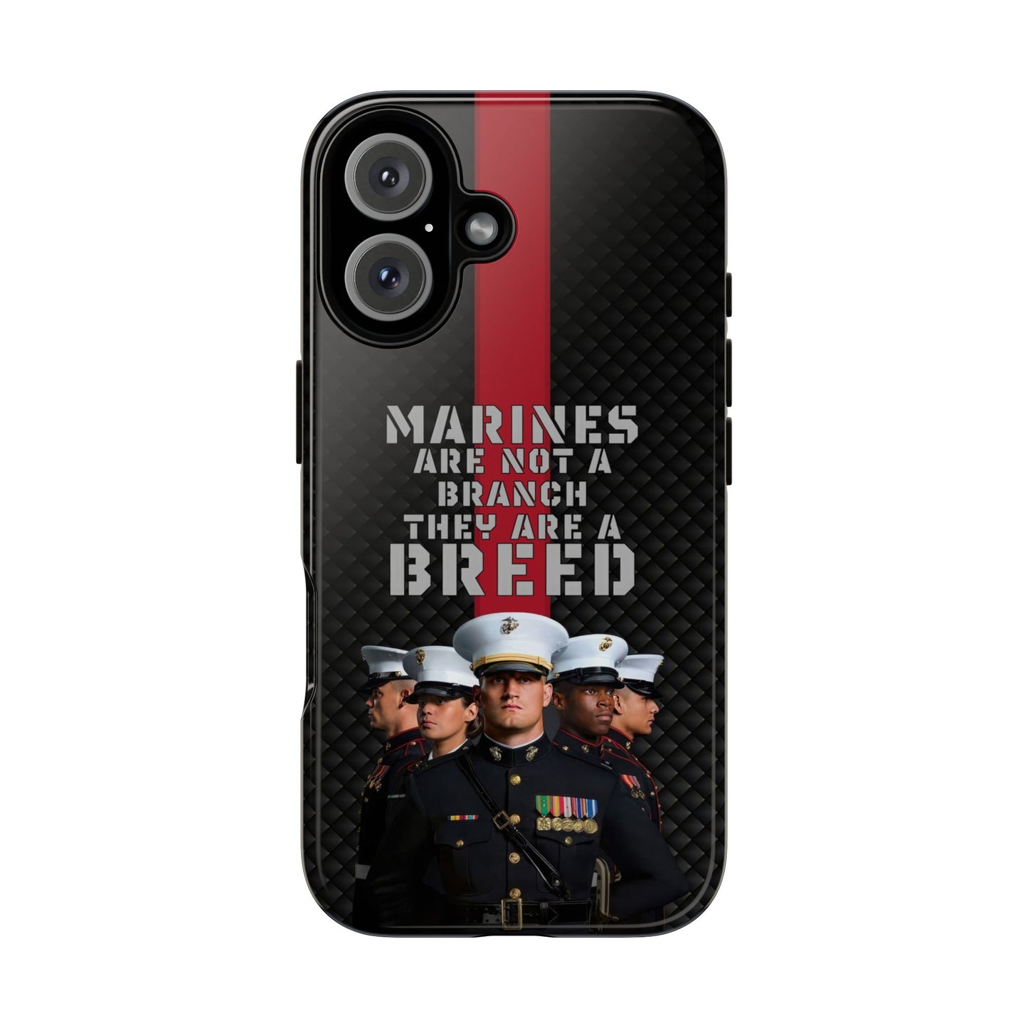 Marine Corps Tough iPhone Case - Proud Military Supporter