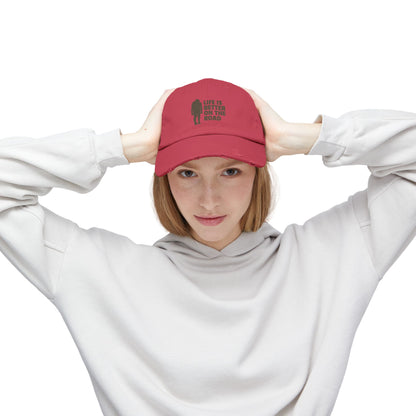 Life Is Better On The Road Unisex Distressed Cap