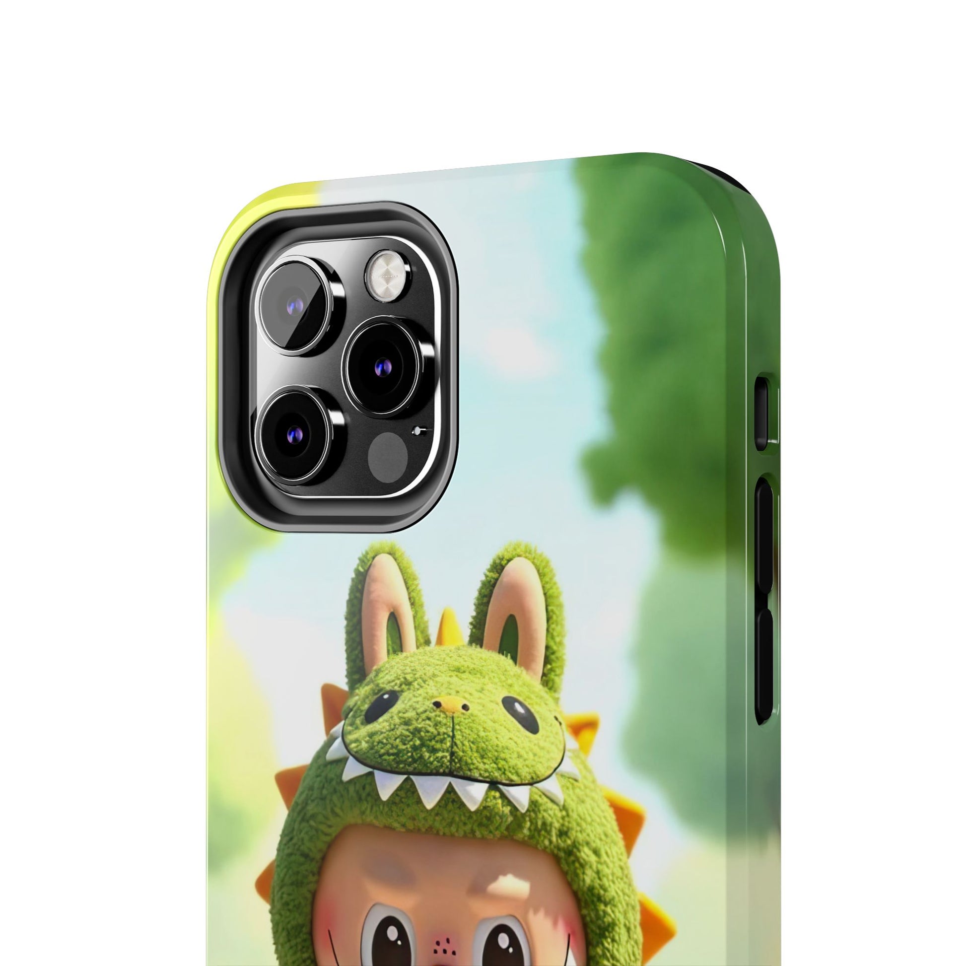 The Monsters Tough Case for iPhone Models – Playful Dinosaur Design, Dual Layer Protective Cover, Fun Mobile Accessory