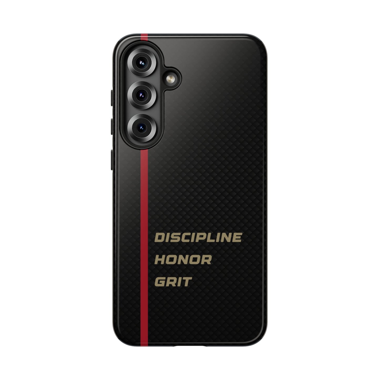 Discipline, Honor, Grit Impact-Resistant Phone Case