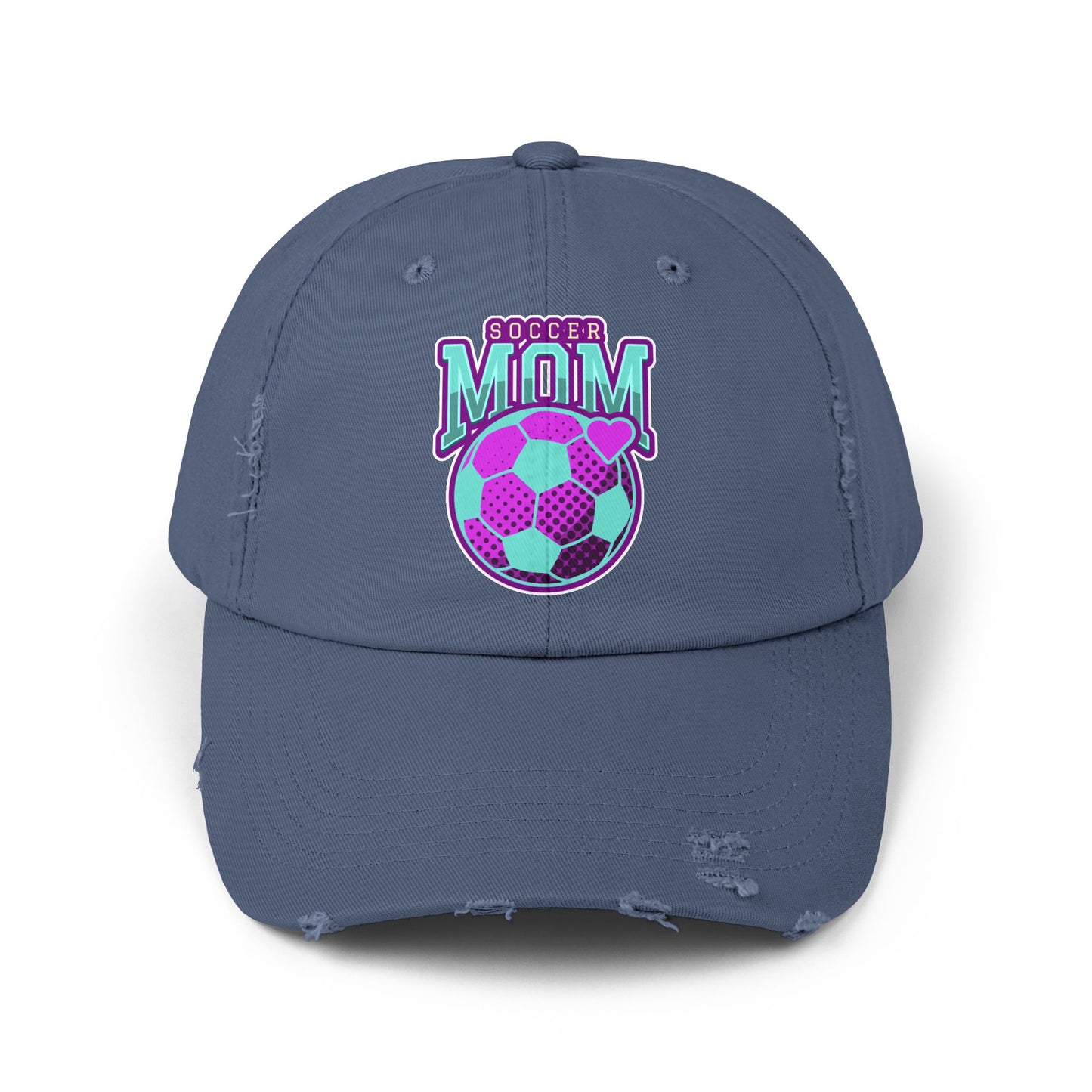 Soccer Mom Unisex Distressed Cap