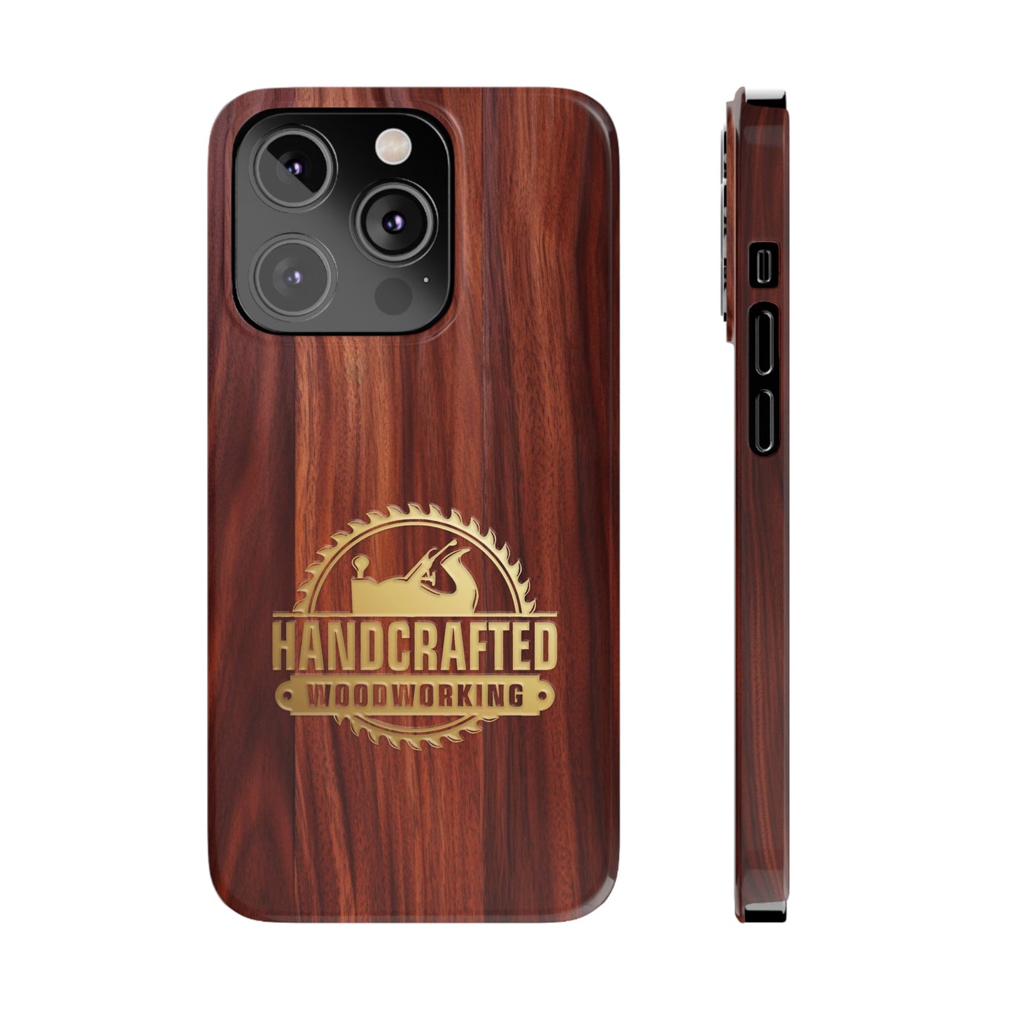 Woodworking Logo Slim Cases, iPhone