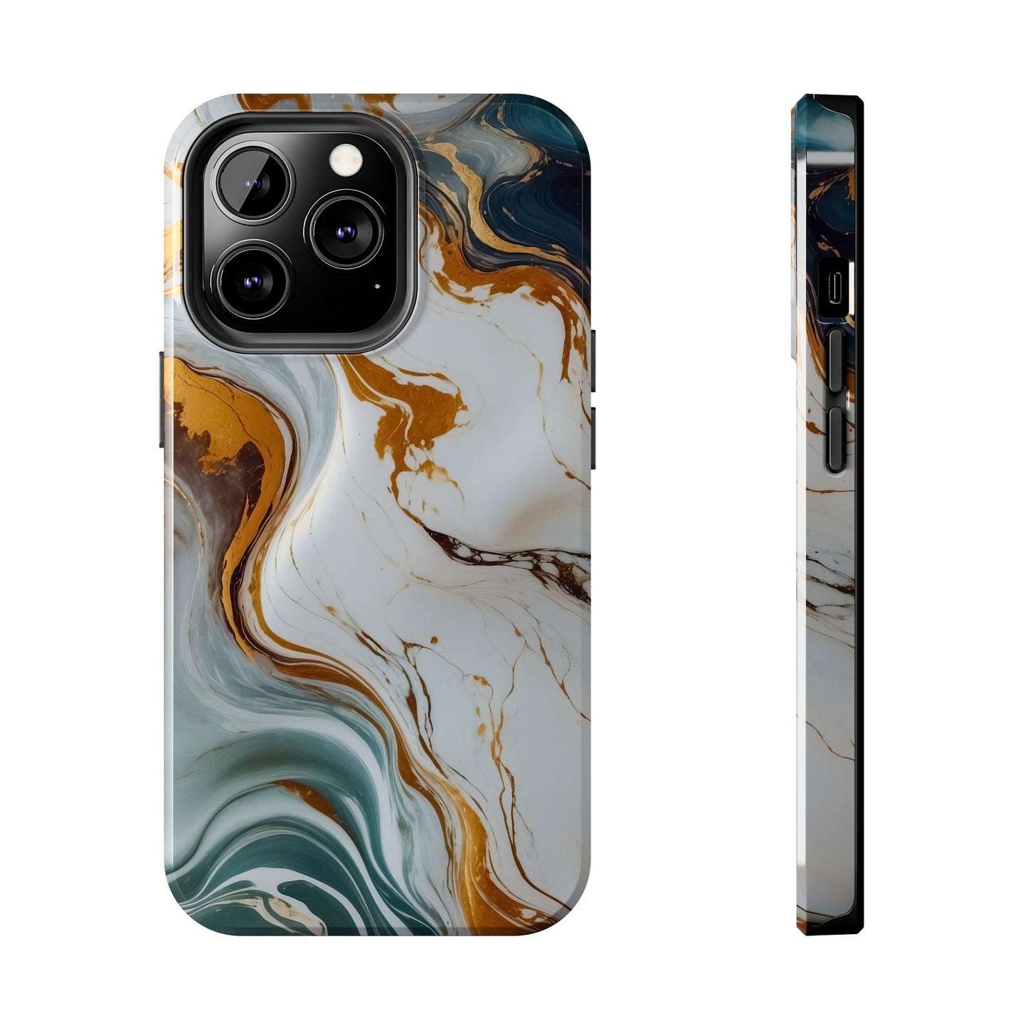 Marble Tough iPhone Case, Stylish Protective Case