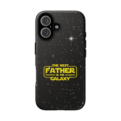 Galaxy-Themed iPhone Tough Case - Perfect Gift for the Best Father
