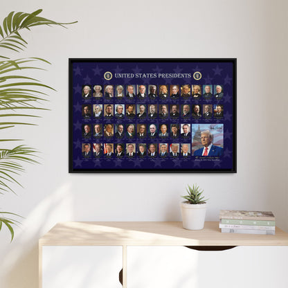 Presidential Portraits Canvas Art Print / Framed