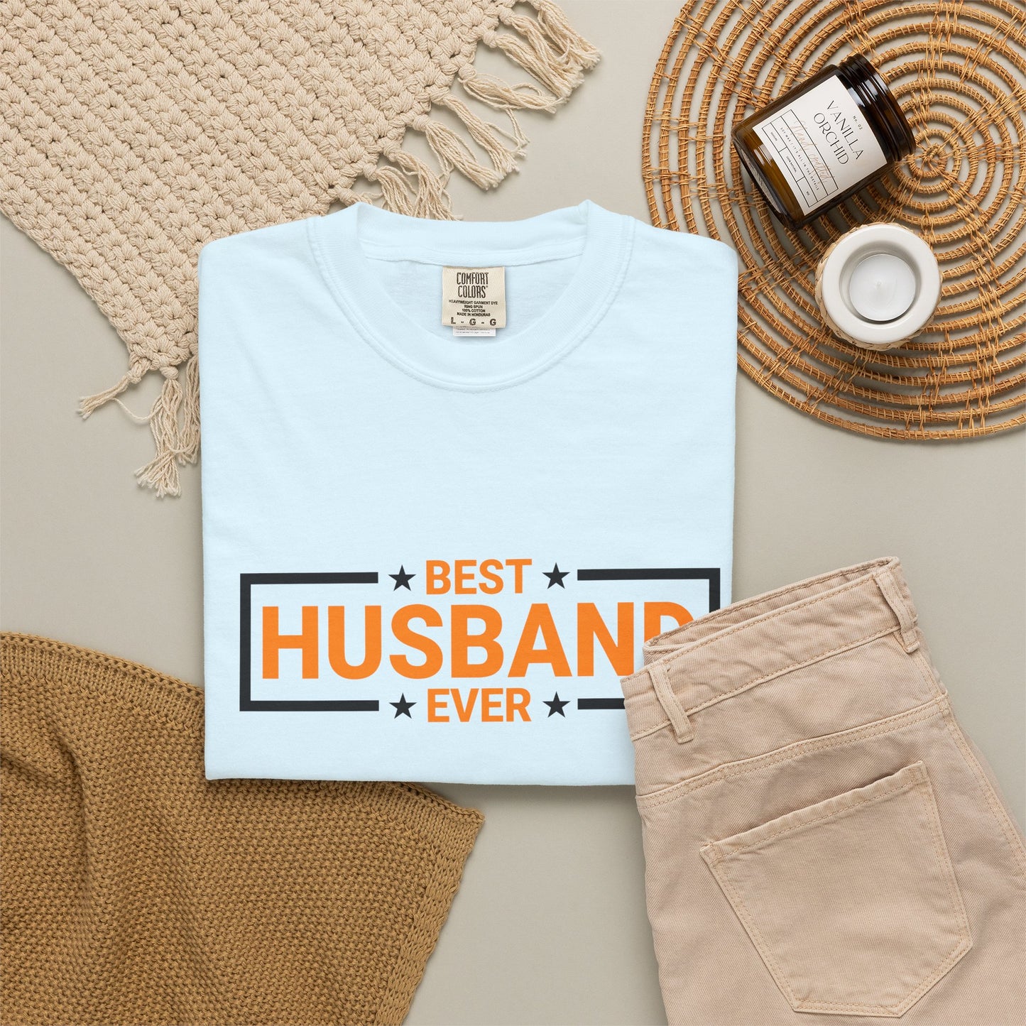 Best Husband Ever Unisex Garment-Dyed T-Shirt