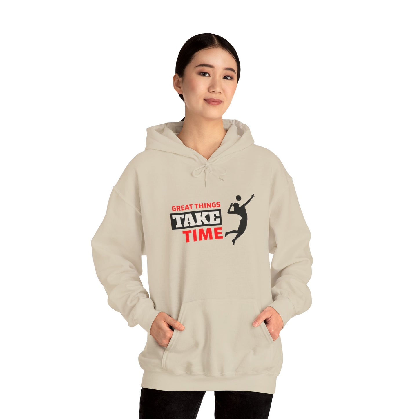 Great Things Take Time Unisex Heavy Blend™ Hooded Sweatshirt