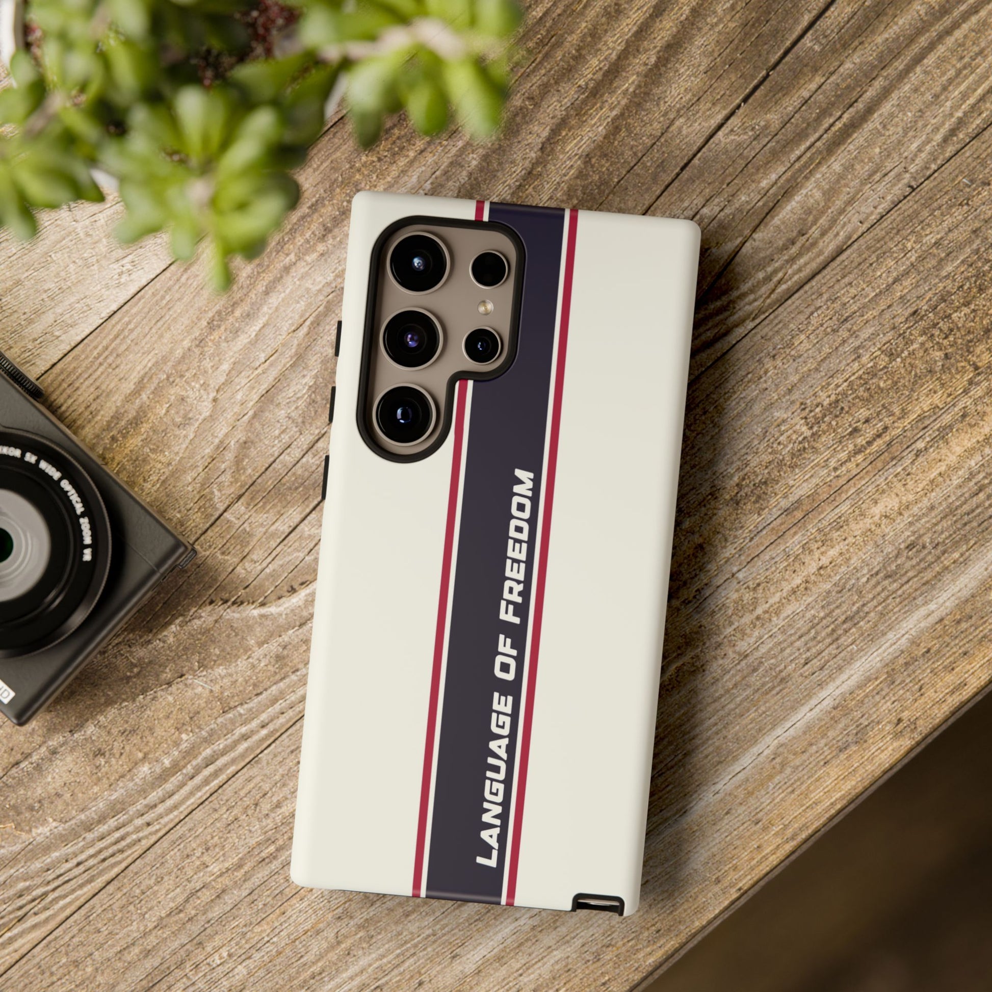 Language of Freedom Tough Case – Minimalist Design