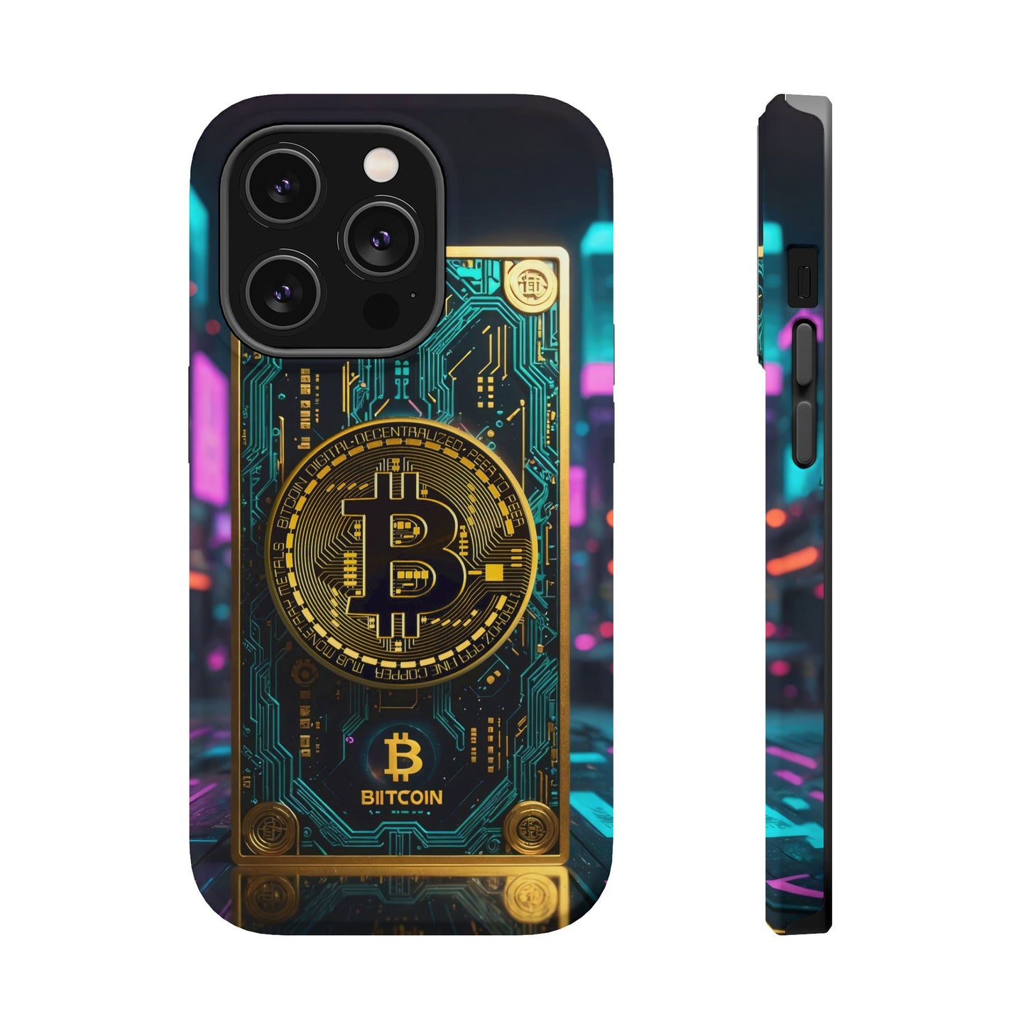 Bitcoin Magnetic Phone Case, Unique Phone Cover