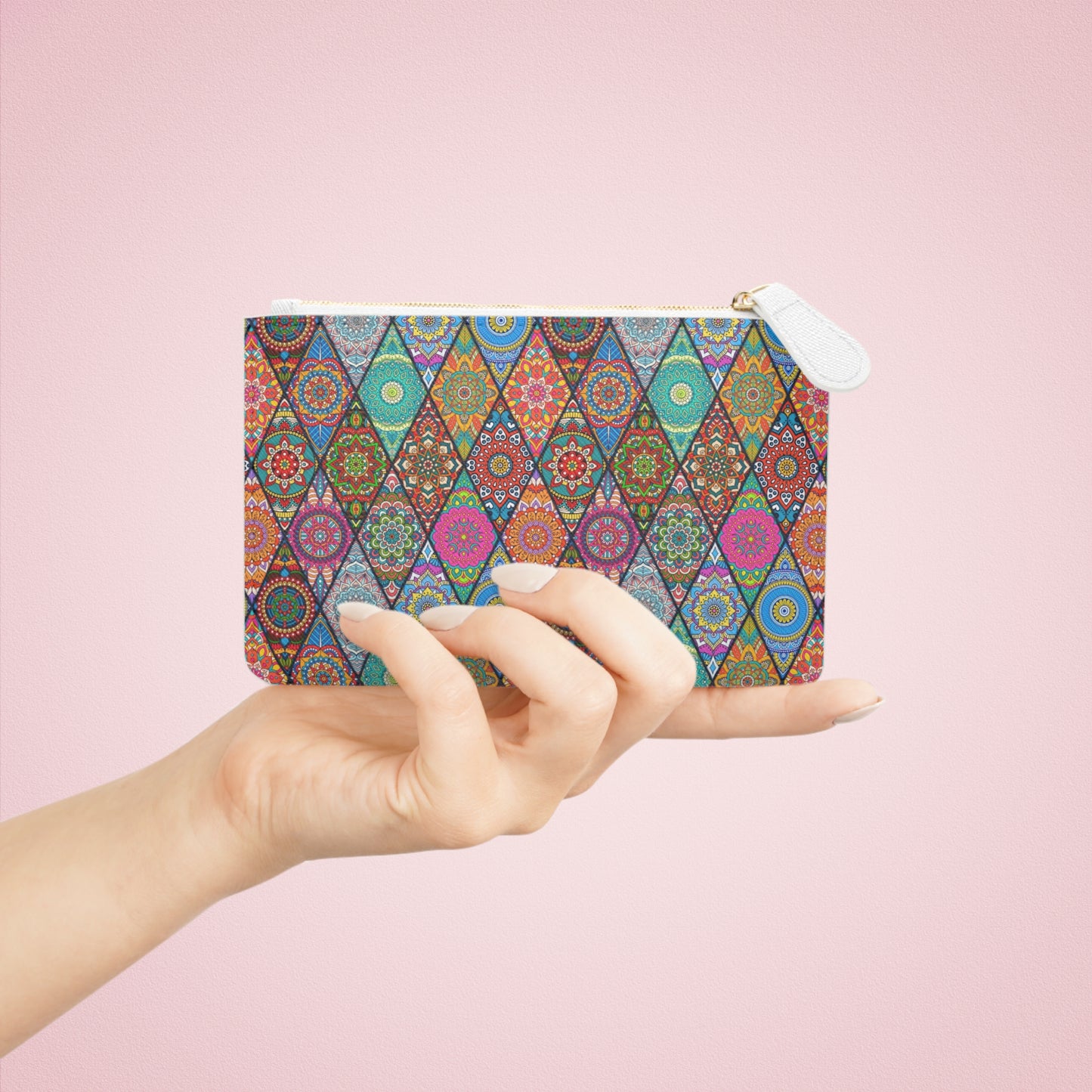 Mandala Argyle Mini Clutch Bag