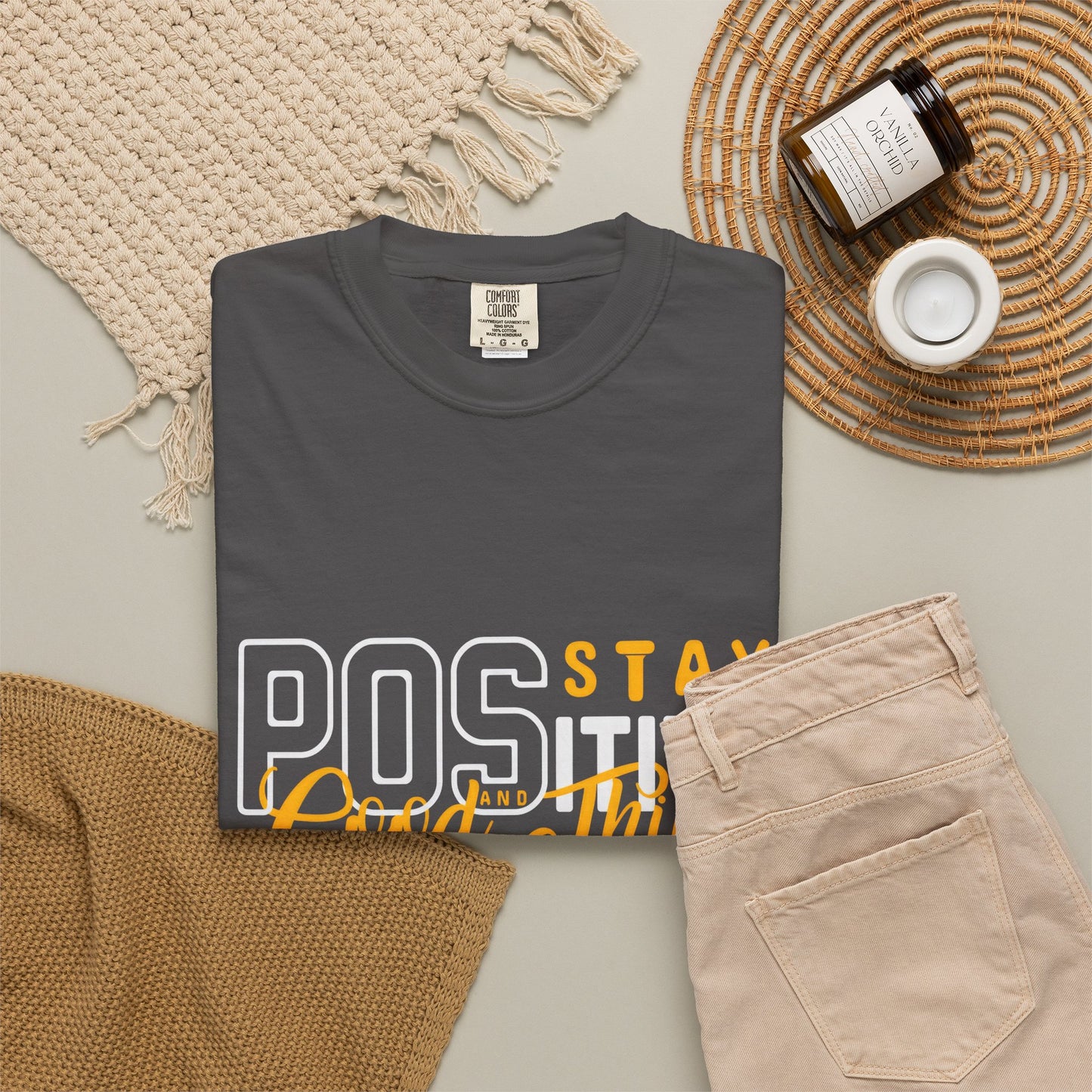 Unisex Positive Vibe T-Shirt - Stay Positive Good Things Will Happen
