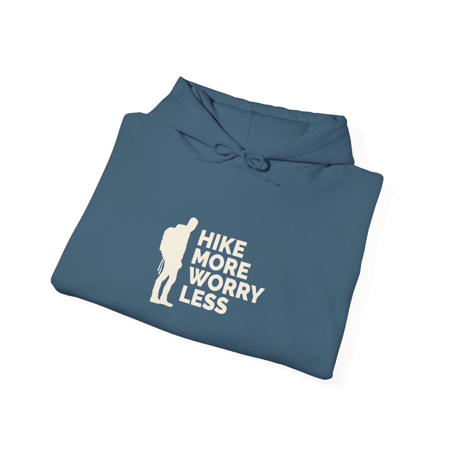 Hike More Worry Less Unisex Heavy Blend™ Hooded Sweatshirt