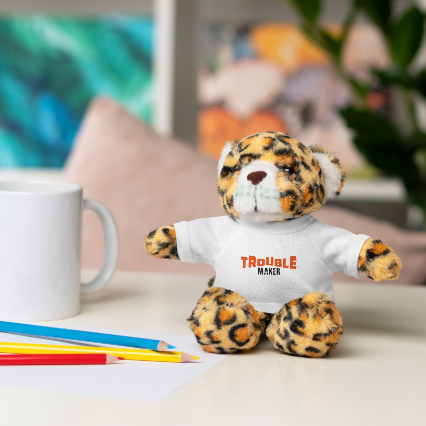 Trouble Maker Stuffed Animal, Cuddly Plush Toy for Kids, Perfect Gift for Birthdays