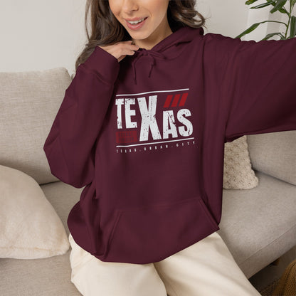 Texas Unisex Heavy Blend Hoodie - Bold Design for Everyday Comfort