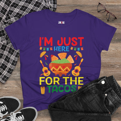 Fun Taco Lovers Cotton Tee - Perfect for Cinco de Mayo Celebrations