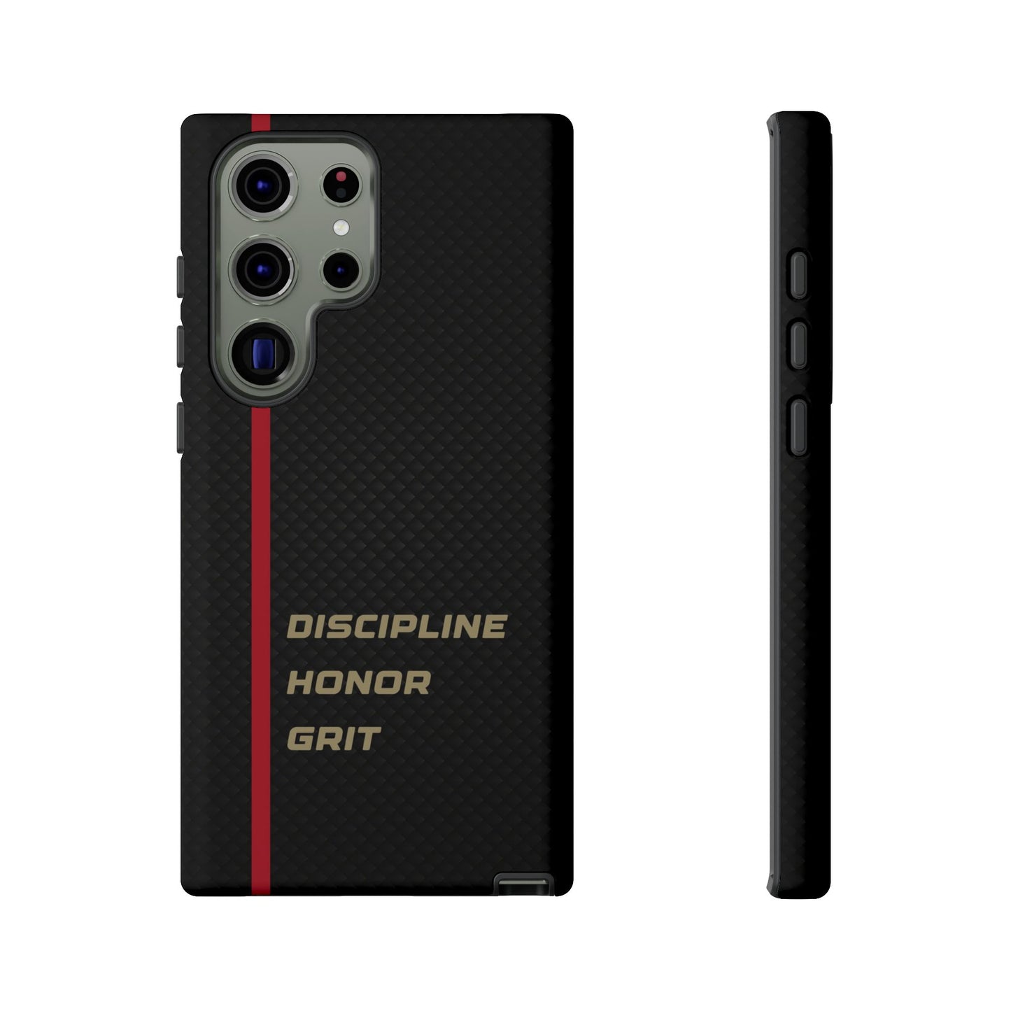 Discipline, Honor, Grit Impact-Resistant Phone Case