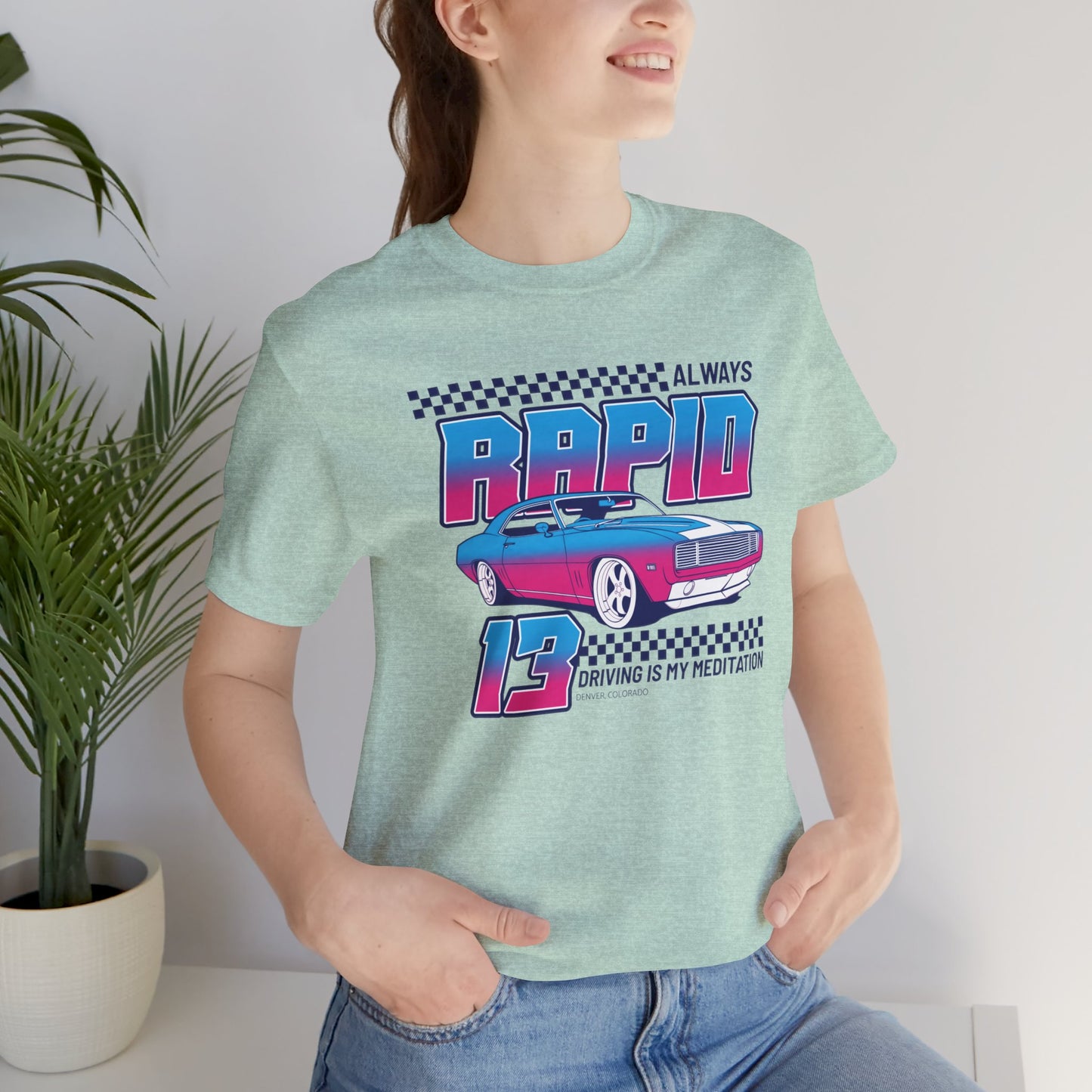 Always Rapid Driving Is My Meditation Unisex Jersey Short Sleeve Tee