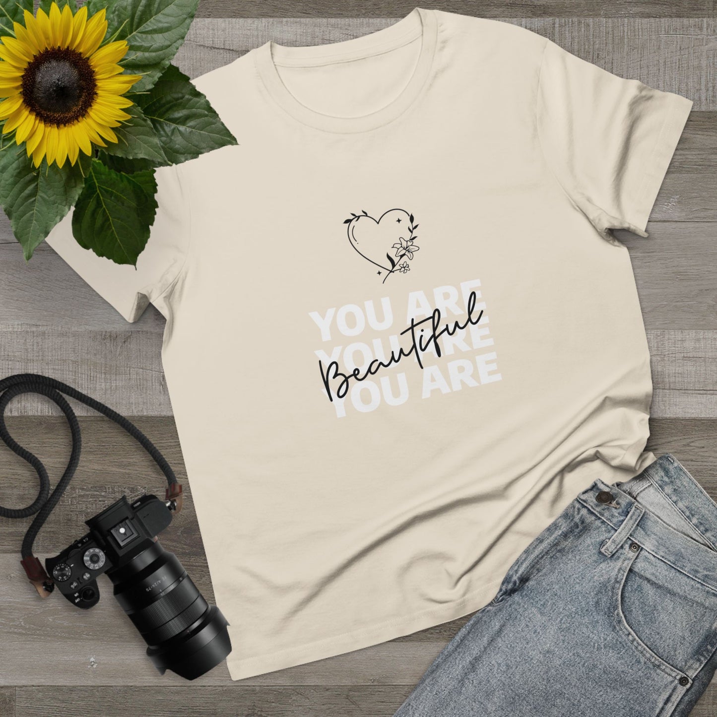 You Are Beautiful Women’s Maple Tee